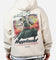 Hypland X One Piece Zoro Flame Hoodie Cream