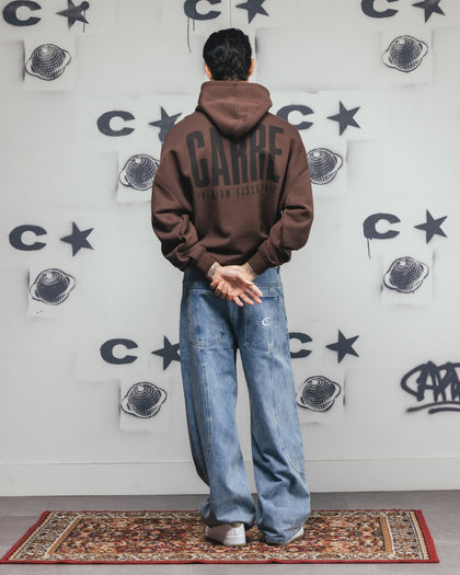 Carre Premium Essentials Hoodie Chocolate