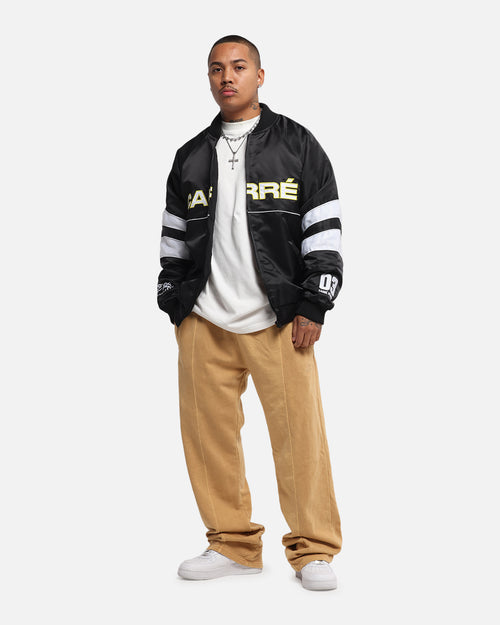 Carre Rally Panelled Bomber Jacket Black