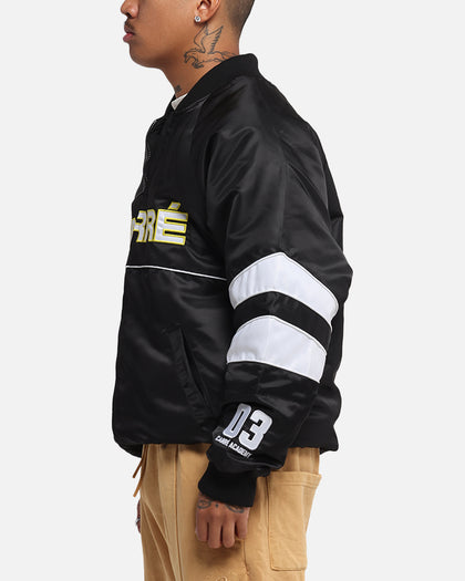 Carre Rally Panelled Bomber Jacket Black
