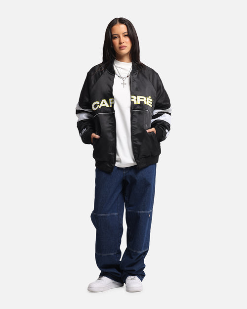 Carre Rally Panelled Bomber Jacket Black