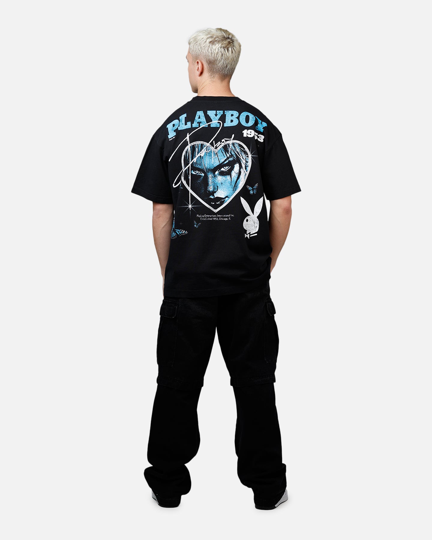 Playboy Heart T-Shirt Black | Culture Kings US