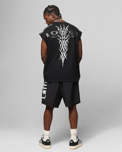 Loiter Cyber Muscle T-Shirt Black