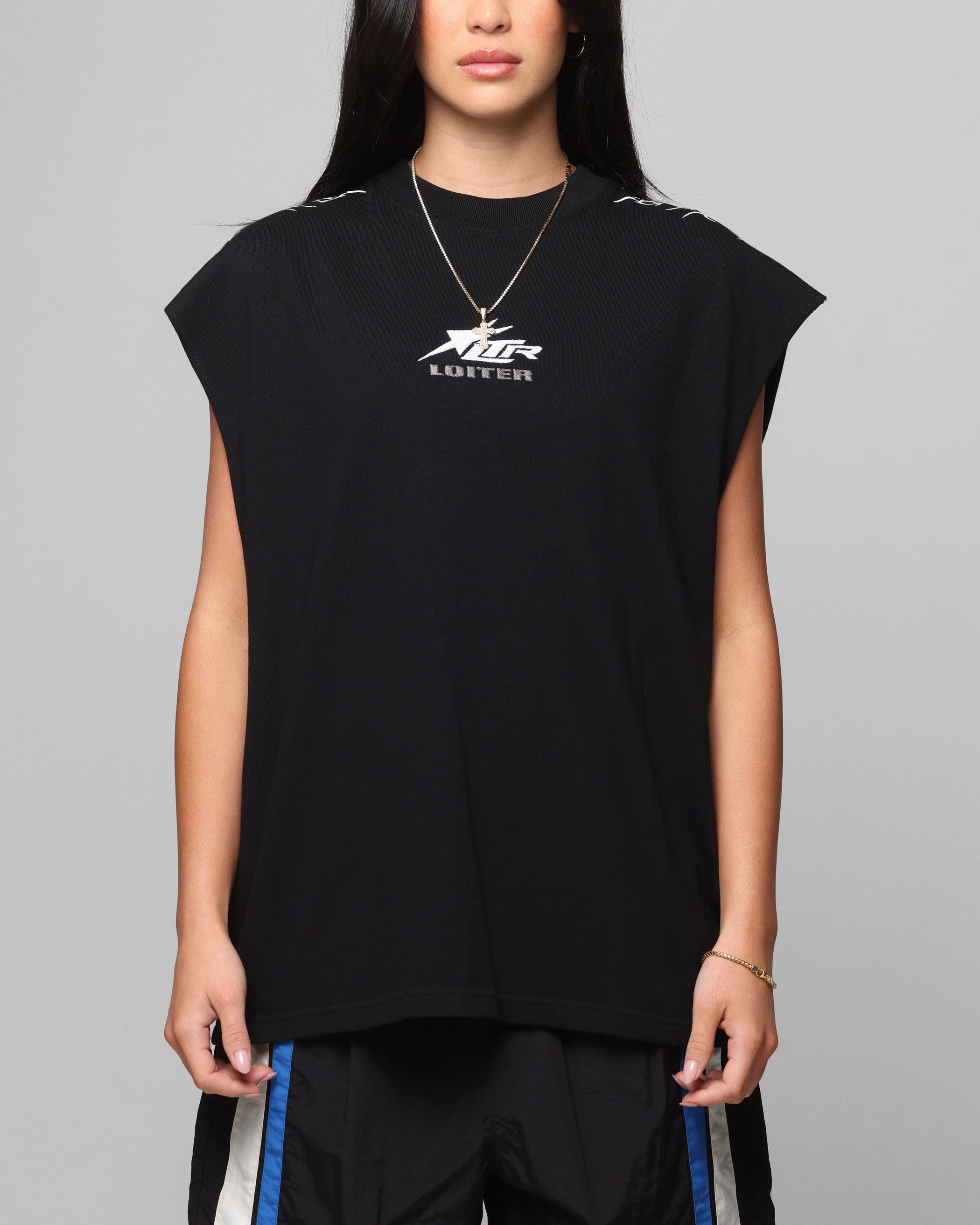 Loiter Cyber Muscle T-Shirt Black | Culture Kings US