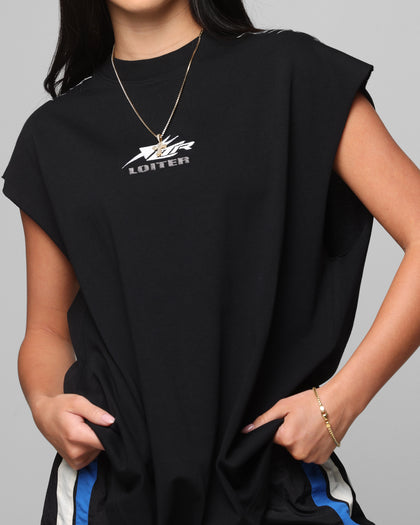 Loiter Cyber Muscle T-Shirt Black