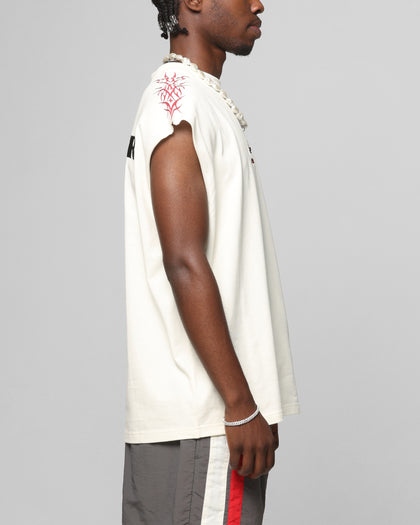 Loiter Cyber Muscle T-Shirt Off White