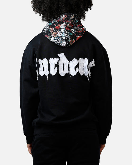 Soul By Ame Flower Hoodie Black