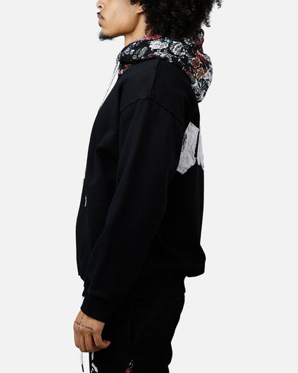 Soul By Ame Flower Hoodie Black