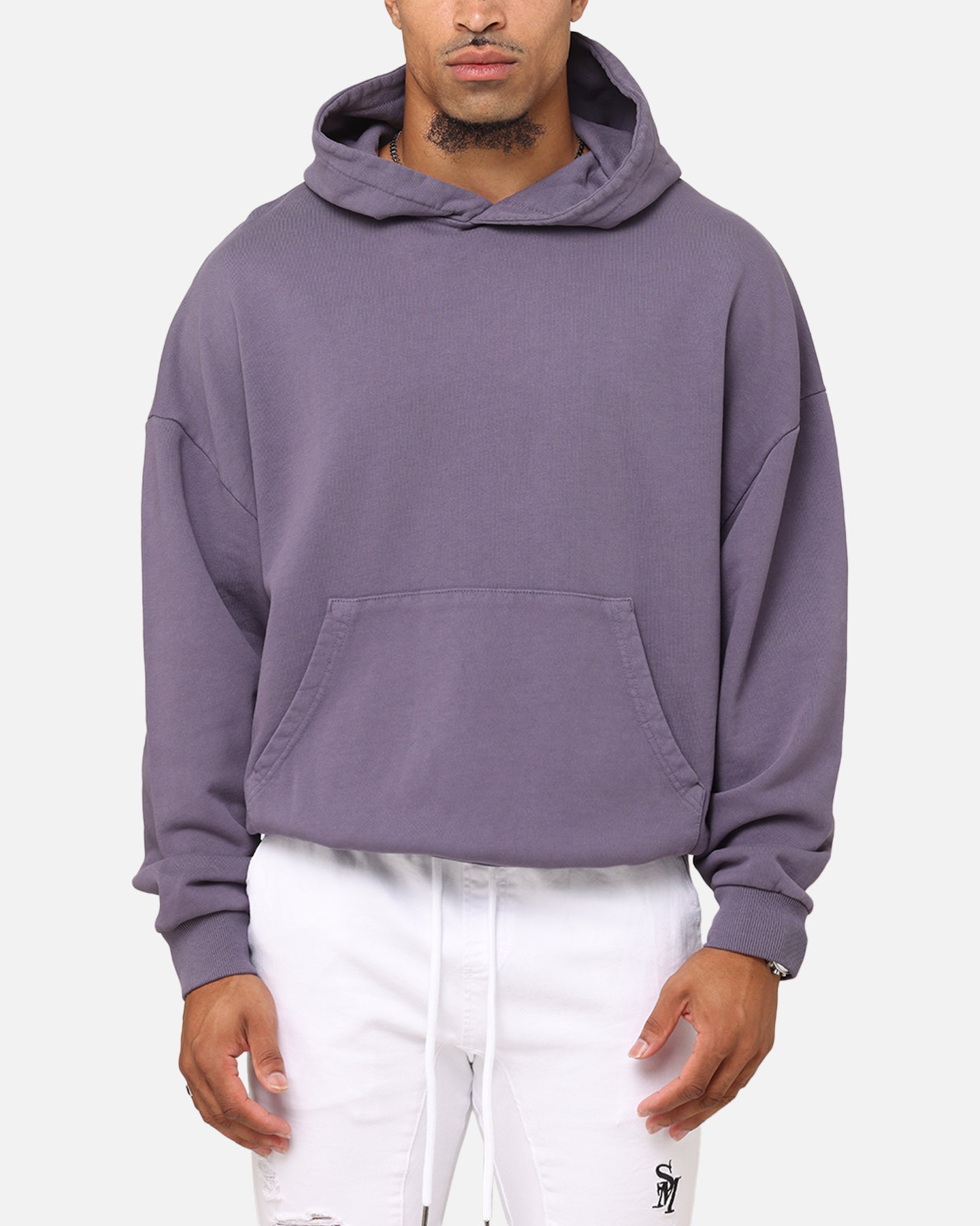 Saint Morta Pericles Applique Hoodie Purple | Culture Kings US