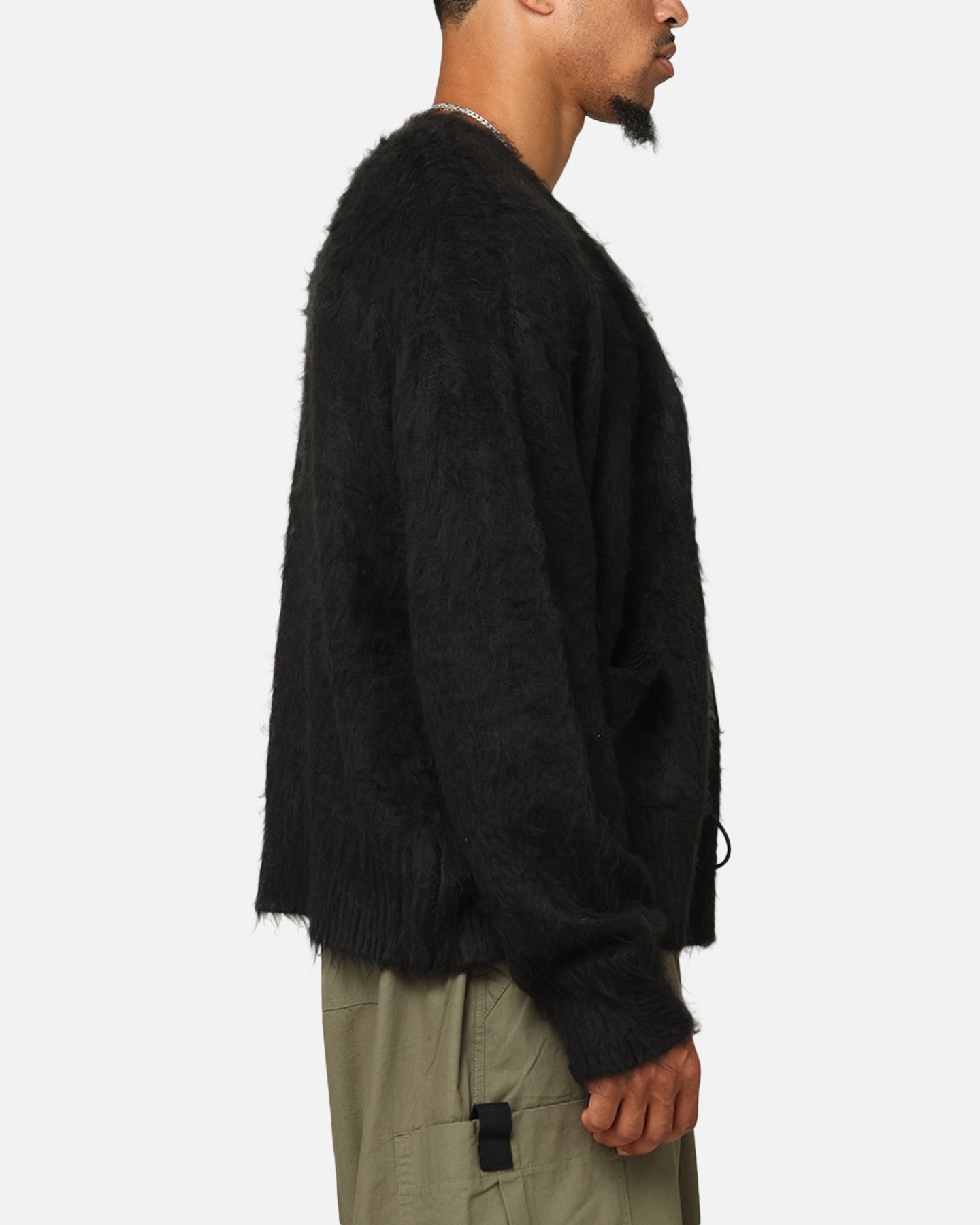 XXIII Fuzzy Cardigan Black | Culture Kings US