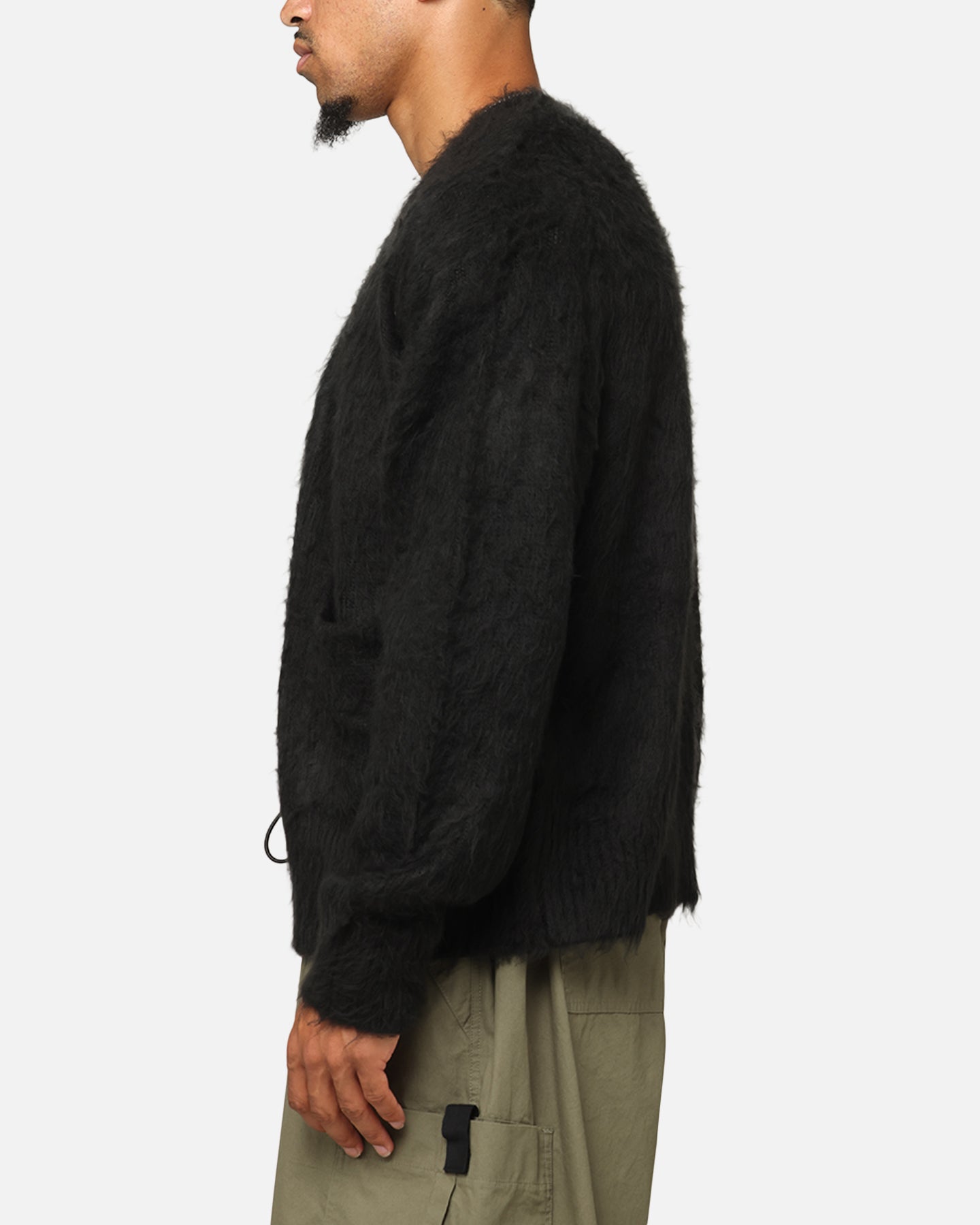 XXIII Fuzzy Cardigan Black | Culture Kings US