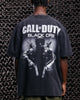 Goat Crew X Call Of Duty Black Ops Vintage T-Shirt Black Acidwash