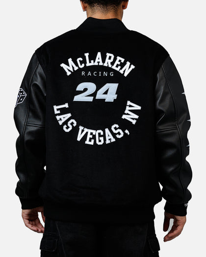 Mitchell & Ness X Mclaren 'Vegas Grad Prix 2024' Varsity Jacket Black