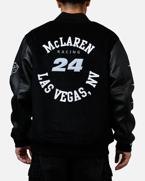 Mitchell & Ness X Mclaren 'Vegas Grad Prix 2024' Varsity Jacket Black