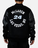 Mitchell & Ness X Mclaren 'Vegas Grad Prix 2024' Varsity Jacket Black