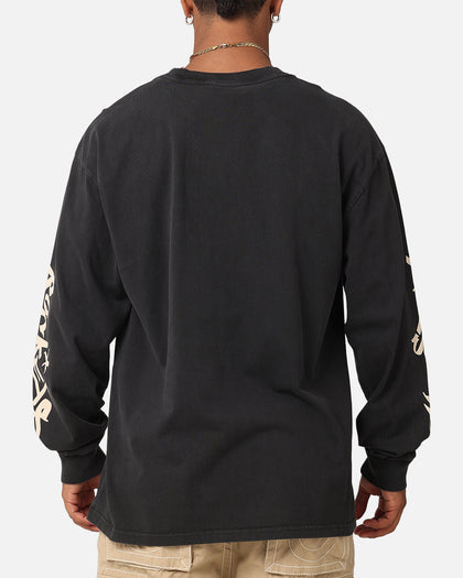 Mitchell & Ness Houston Rockets Tag Long Sleeve T-Shirt Faded Black