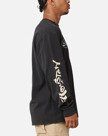 Mitchell & Ness Houston Rockets Tag Long Sleeve T-Shirt Faded Black