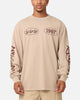 Mitchell & Ness Houston Rockets Tag Long Sleeve T-Shirt Khaki