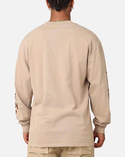 Mitchell & Ness Houston Rockets Tag Long Sleeve T-Shirt Khaki