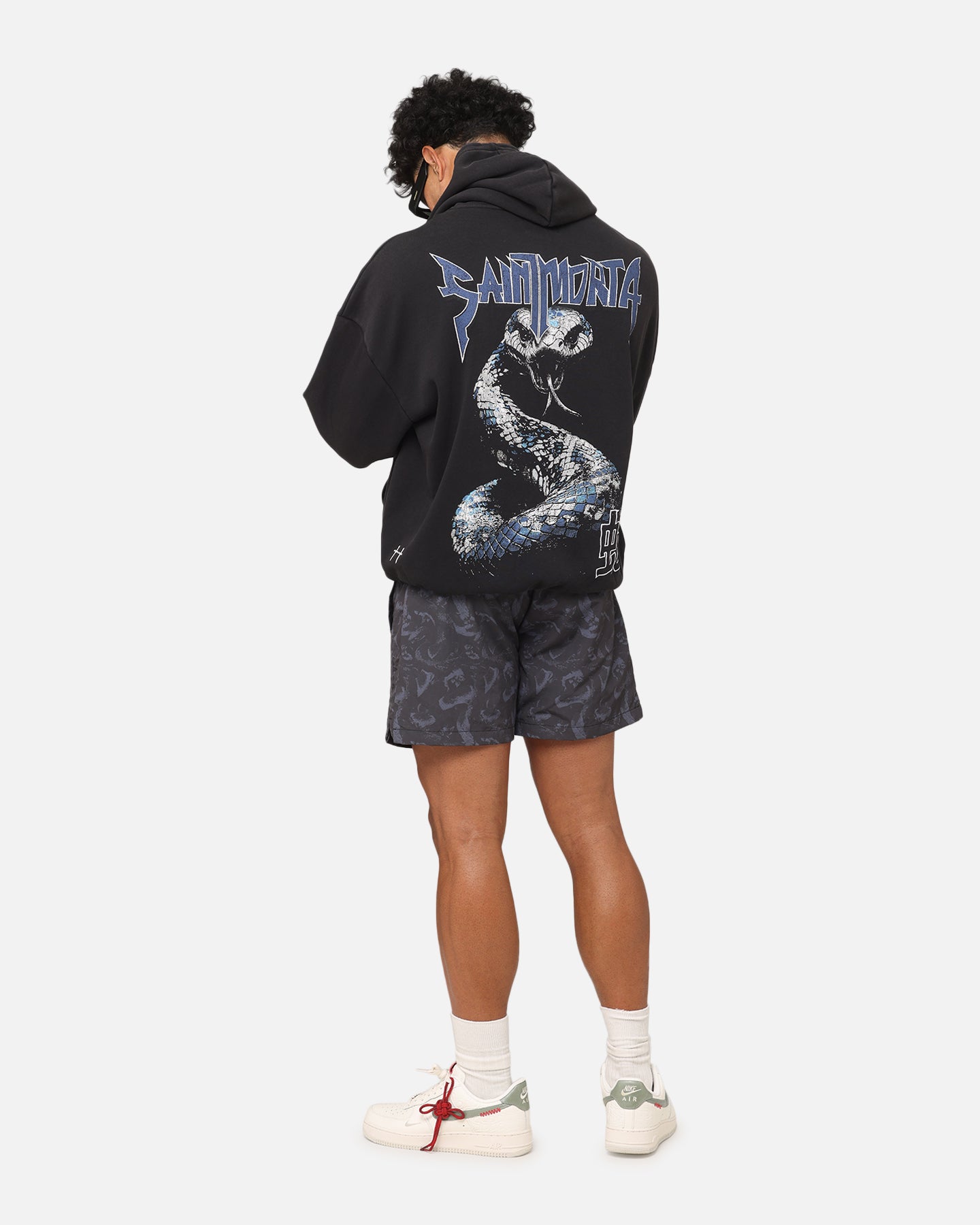 Saint Morta Year Of The Snake Hoodie Vintage Black | Culture Kings US