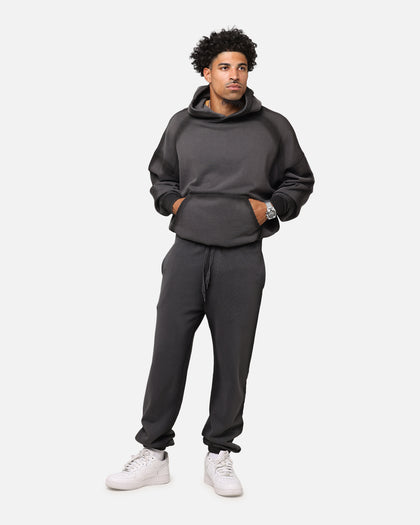 Saint Morta Contrast Wash Hoodie Black Wash