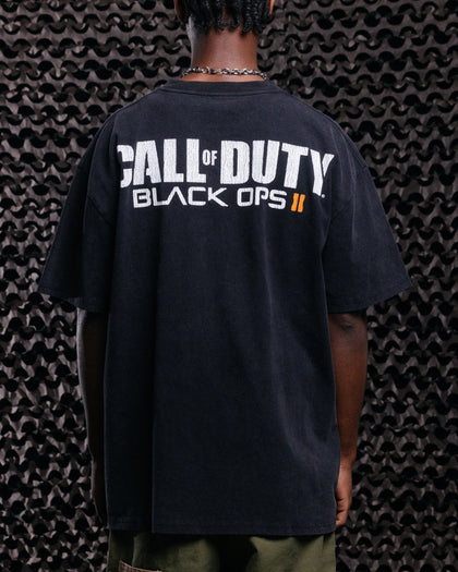 Goat Crew X Call Of Duty Black Ops 2 Heavy T-Shirt Vintage Black