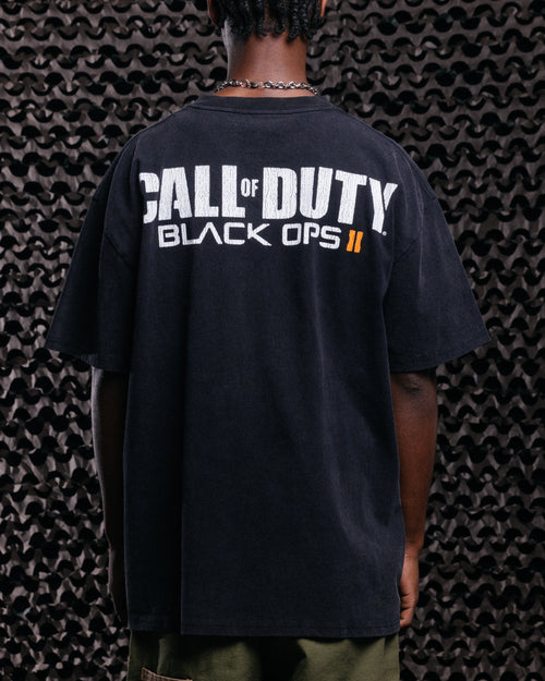 Goat Crew X Call Of Duty Black Ops 2 Heavy T-Shirt Vintage Black