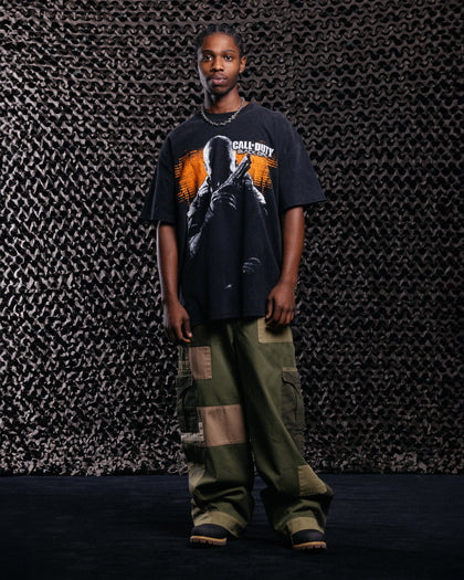 Goat Crew X Call Of Duty Black Ops 2 Heavy T-Shirt Vintage Black