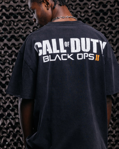 Goat Crew X Call Of Duty Black Ops 2 Heavy T-Shirt Vintage Black