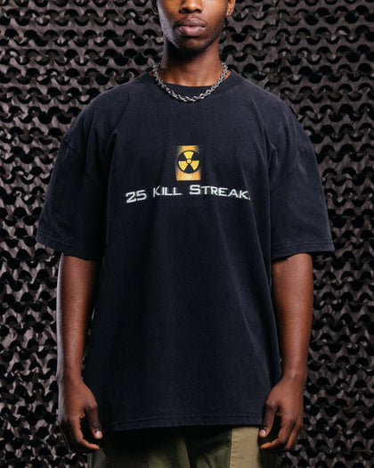 Goat Crew X Call Of Duty Modern Warfare 25 Streak Heavy T-Shirt Vintage Black