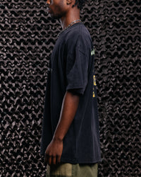 73Studio X Call Of Duty Modern Warfare 25 Streak Vintage T-Shirt Black Acidwash