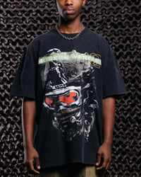 73Studio X Call Of Duty Modern Warfare 2 Vintage T-Shirt Black Acidwash