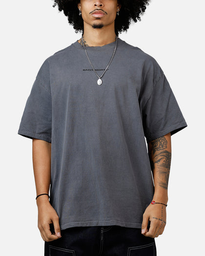 Saint Morta Raven T-Shirt Washed Charcoal