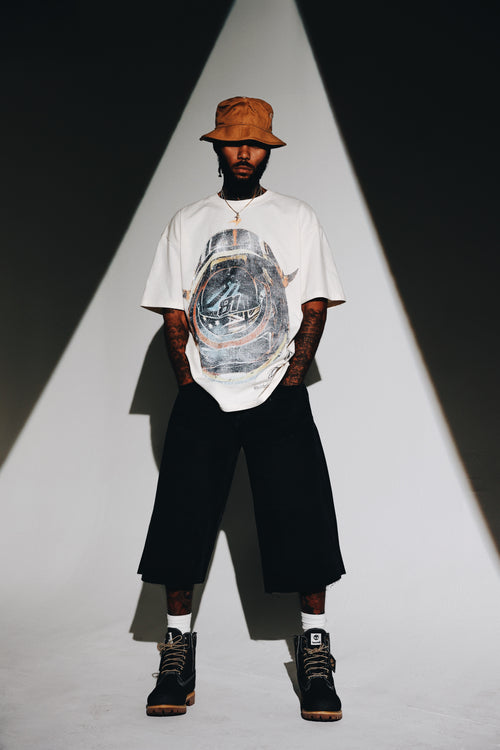 Culture Kings X Mclaren Oscar Piastri 'Vegas Grand Prix 2024' Helmet T-Shirt Off White