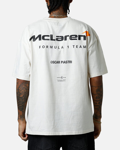 Culture Kings X Mclaren Oscar Piastri 'Vegas Grand Prix 2024' Helmet T-Shirt Off White
