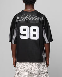Loiter End Zone Jersey Black