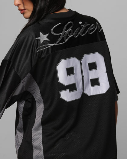 Loiter End Zone Jersey Black