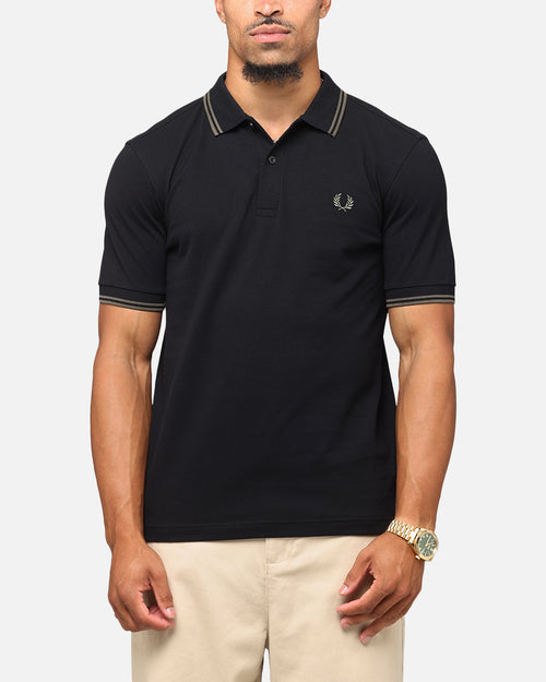 Fred Perry Twin Tipped Polo Shirt Black