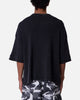 MNML Double Layer Acid Washed T-Shirt Black