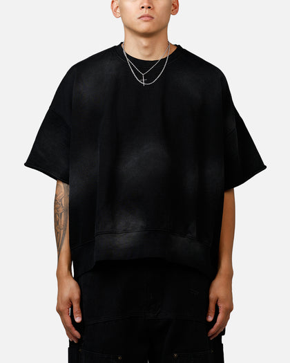 MNML Oversized Crewneck T-Shirt Washed Black