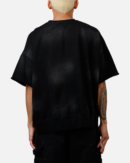 MNML Oversized Crewneck T-Shirt Washed Black