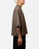 MNML Oversized Raw Hem T-Shirt Muddy Grey