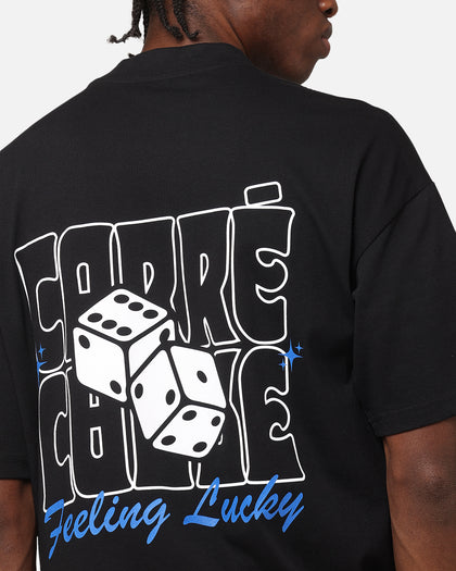 Carre Feeling Lucky Mock Neck T-Shirt Black