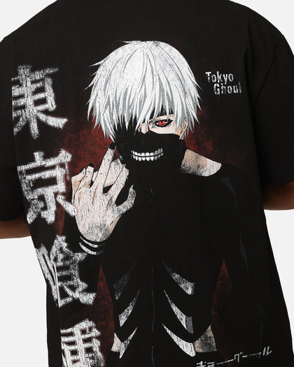 Goat Crew X Tokyo Ghoul Kaneki Heavy T-Shirt Black
