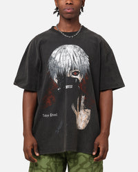 Goat Crew X Tokyo Ghoul Kaneki Heavy T-Shirt Vintage Black