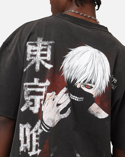 Goat Crew X Tokyo Ghoul Kaneki Heavy T-Shirt Vintage Black