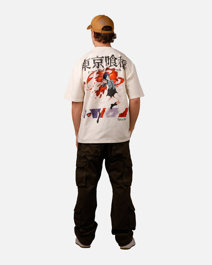 Goat Crew X Tokyo Ghoul Touka Heavy T-Shirt Off White