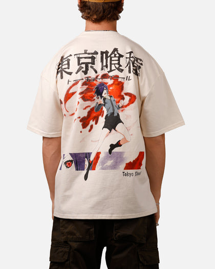 Goat Crew X Tokyo Ghoul Touka Heavy T-Shirt Off White