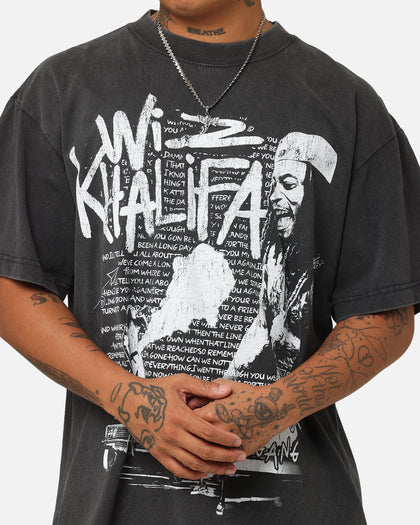ID Supply Wiz Khalifa Up In Smoke T-Shirt Washed Black