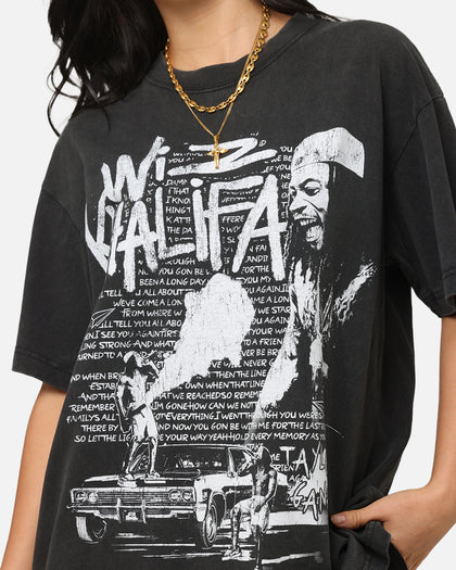 ID Supply Wiz Khalifa Up In Smoke T-Shirt Washed Black